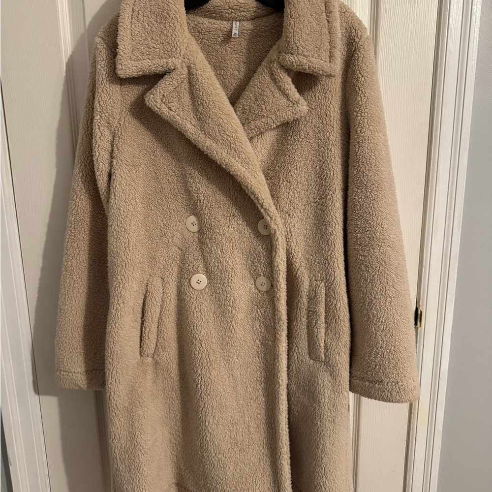Z Supply Cream Teddy Jacket